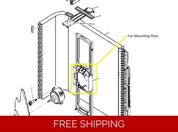 Fan Motor Mounting (Plate or Supporter Assembly)
